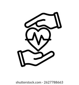Health And Wellness Vector Lineal Icon On White Background.