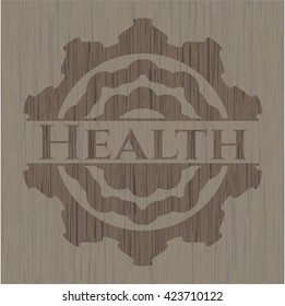 Health wooden signboards