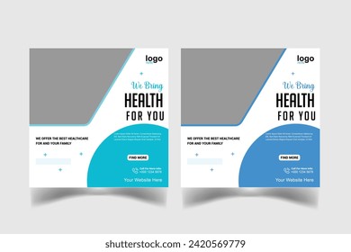 health for you social media  design