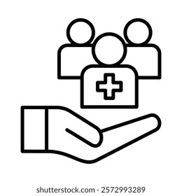 Healthcare Advocacy Icon Element For Design