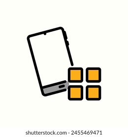 healthcare app icon, isolated icon in light background, perfect for website, blog, logo, graphic design, social media, UI, mobile app