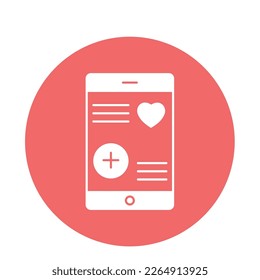 Healthcare application Vector Icon  easily modify

