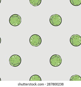 Healthcare background with pilule. Hand drawing vector seamless texture with pharmaceutical objects isolated on white background. Chess grid order
