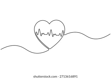 Vector de contorno de una línea continua de la burbuja del discurso de la comunicación de la atención médica

