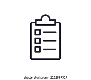 Healthcare concept. Vector sign drawn in line style for web sites, UI, apps, shops, stores, adverts. Editable stroke. Vector line icon of a medical prescription 