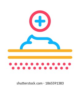 Healthcare Cream Icon Vector. Outline Healthcare Cream Sign. Isolated Contour Symbol Illustration