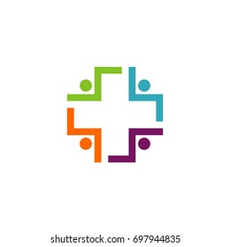 Healthcare Cross Logo Template Illustration Design. Vector EPS 10.