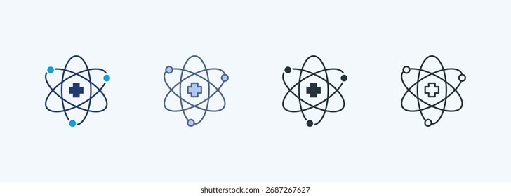 Healthcare Digitalization Multiple Style Icon Collection