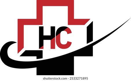 Diseño del logotipo de Healthcare HC. Cuidado del paciente HC diseño de logotipo. Diseño del logotipo de HC. Icono de atención hospitalaria Vectores. Cuidado de seguridad h logo Vectores Regalías. Medicina c Vectores png phatos