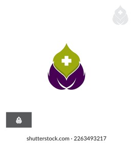 Healthcare, healing and care Logo template vector design illustration with healthy icons suitable for health establishments, health care, hospitals and health centers