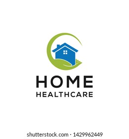 healthcare home medical logo illustration vector icon download