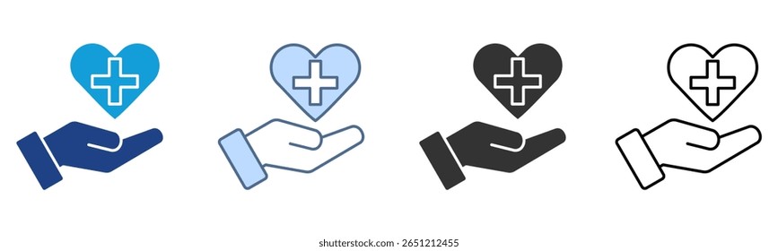 Healthcare Icon Set Multiple Style Collection