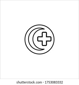 plantilla de diseño de vectores de iconos de asistencia médica