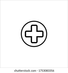 plantilla de diseño de vectores de iconos de asistencia médica