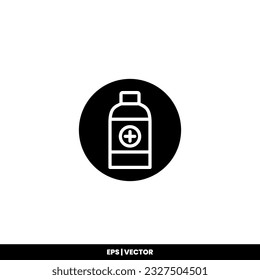 Healthcare icon vector illustration logo template for many purpose. Isolated on white background.