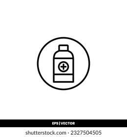 Healthcare icon vector illustration logo template for many purpose. Isolated on white background.