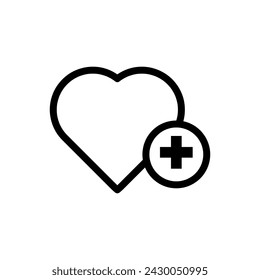 Healthcare icon. vector simple flat trendy style illustration on white background..eps