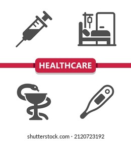 Healthcare Icons. Professional, pixel perfect icons. EPS 10 format.