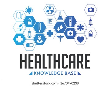 Healthcare Knowledge Base - Medical Online Repository Concept - Elearning 