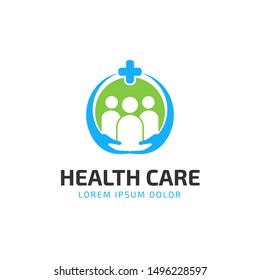 HealthCare Logo Design. suitable for your health care company or hospital. healthcare minimalist design logo. stylish vector logo