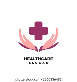 HealthCare Logo Design. suitable for your health care company or hospital. healthcare minimalist design logo. stylish vector logo