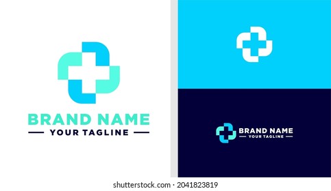 HEALTHCARE LOGO MEDICINE MODERN EDITABLE