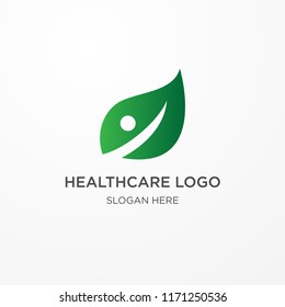 healthcare logo with modern concept