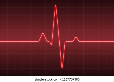 Healthcare medical background with ecg heart pulse