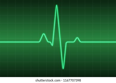 Healthcare Medical Background Ecg Heart Pulse Stock Vector (Royalty ...