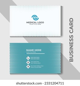 Healthcare medical corporate business card 