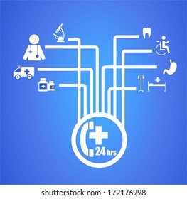 Healthcare and medical diagram