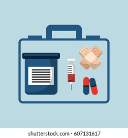 healthcare medical equipment icons vector illustration design