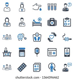 Healthcare & Medical Icon Set - 2 (Blue Series)