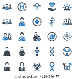 Healthcare & Medical Icon Set - 3 (Blue Series)