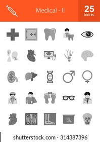 Healthcare and Medical icon set. Suitable for web apps, mobile apps and print media.