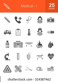 Healthcare and Medical icon set. Suitable for web apps, mobile apps and print media.