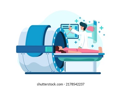 Healthcare and Medical Illustration concept. Flat illustration isolated on white background