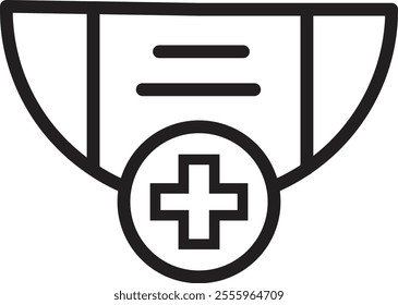 Healthcare and Medical Line Icons, Vector set of design templates and elements for Healthcare and Medicine in trendy linear style - Seamless patterns with linear icons related to Healthcare.