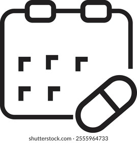 Healthcare and Medical Line Icons, Vector set of design templates and elements for Healthcare and Medicine in trendy linear style - Seamless patterns with linear icons related to Healthcare.