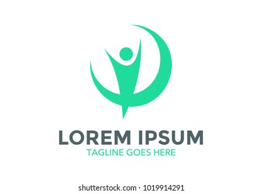 Healthcare and medical logo. icon. vector illustration. editable