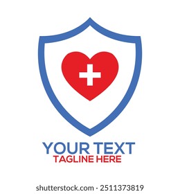 Healthcare medical logo vector art illustration