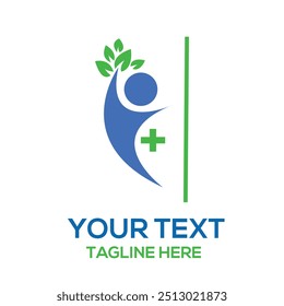 Healthcare medical logo vector art illustration