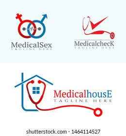 Healthcare and Medical pharmacy logo collection.- vector illustrator element