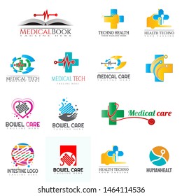 Healthcare and Medical pharmacy logo collection.- vector illustrator element