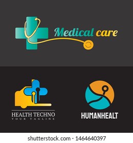 Healthcare and Medical pharmacy logo collection.  vector illustrator element