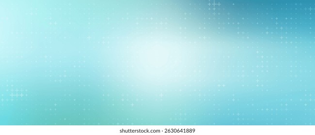 Healthcare Medical Plus Pattern. Blue Mathematical Plus Symbols Pattern. Math Design Elements Background. Medical Tech Background. Vector Illustration.