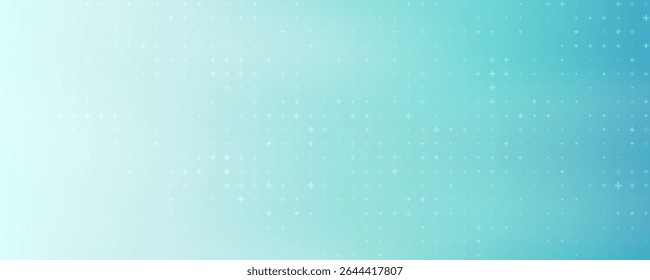 Healthcare Medical Plus Pattern. Blue Mathematical Plus Symbols Pattern. Math Design Elements Background. Medical Tech Background. Vector Illustration.