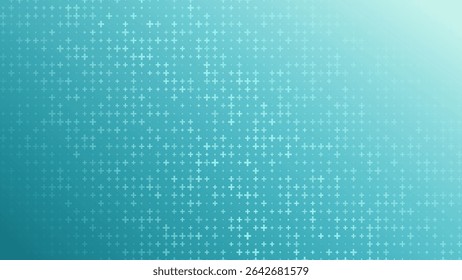 Healthcare Medical Plus Pattern. Mathematical Plus Symbols Pattern. Math Design Elements Background. Medical Tech Background. Vector Illustration.