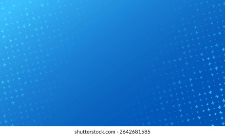 Healthcare Medical Plus Pattern. Mathematical Plus Symbols Pattern. Math Design Elements Background. Medical Tech Background. Vector Illustration.