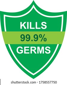 Healthcare medical protection shield kills 99.9% germs